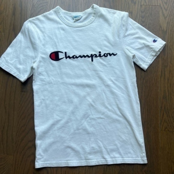 Men’s Champion Shirt White size small men H - Picture 1 of 5